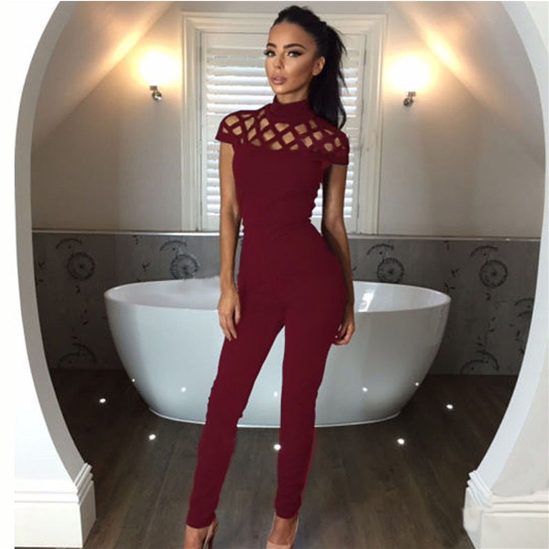 high neck long sleeve playsuit