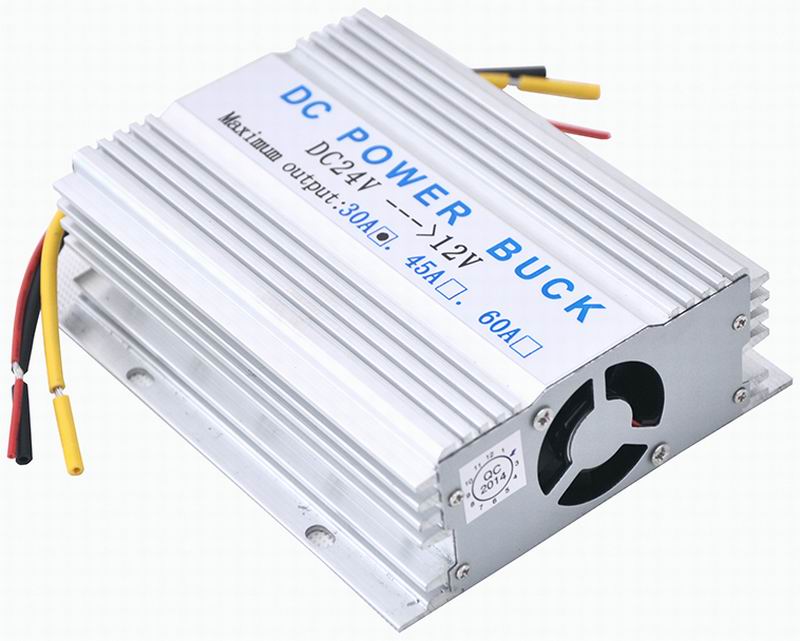 Ouchuangbo 24V DC to 12V Car Auto Power Inverter Converter Adaptor 30A 360W