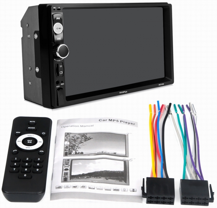 Ouchuangbo 7 inch car mp5 audio stereo player support USB mirrror link MP3