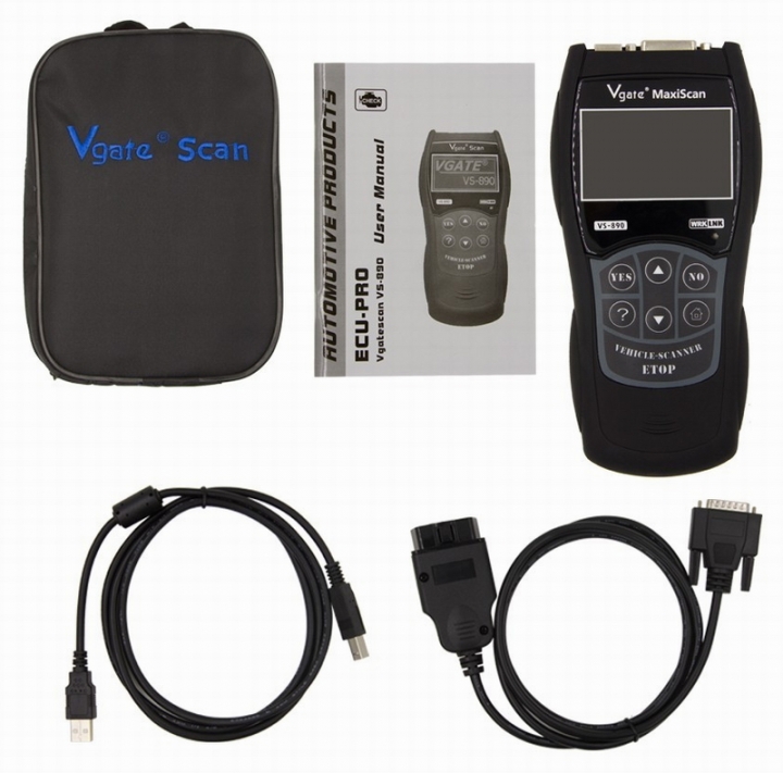 Ouchuangbo Auto Diagnostic Scanner Vgate VS890 OBD2 CAN-BUS Fault Car Code Reader Multi-language