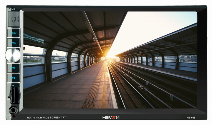 ouchuangbo  7 inch 2 dind car audio stereo support BT USB SD card phone link