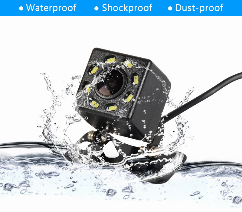 Ouchuangbo Reverse Parking Backup 8 LED rear vew HD camera night vision