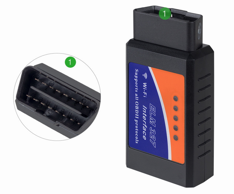 Ouchuangbo ELM327 WIFI OBD2 iOS Car Diagnostic Scanner for iPhone and android phone