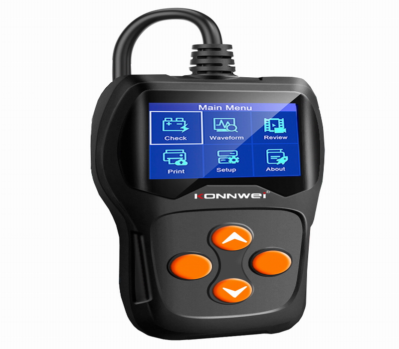 Ouchuangbo Car Battery Tester 12V Analyzer Test Battery Health/Faults Charging Diagnostic Tool