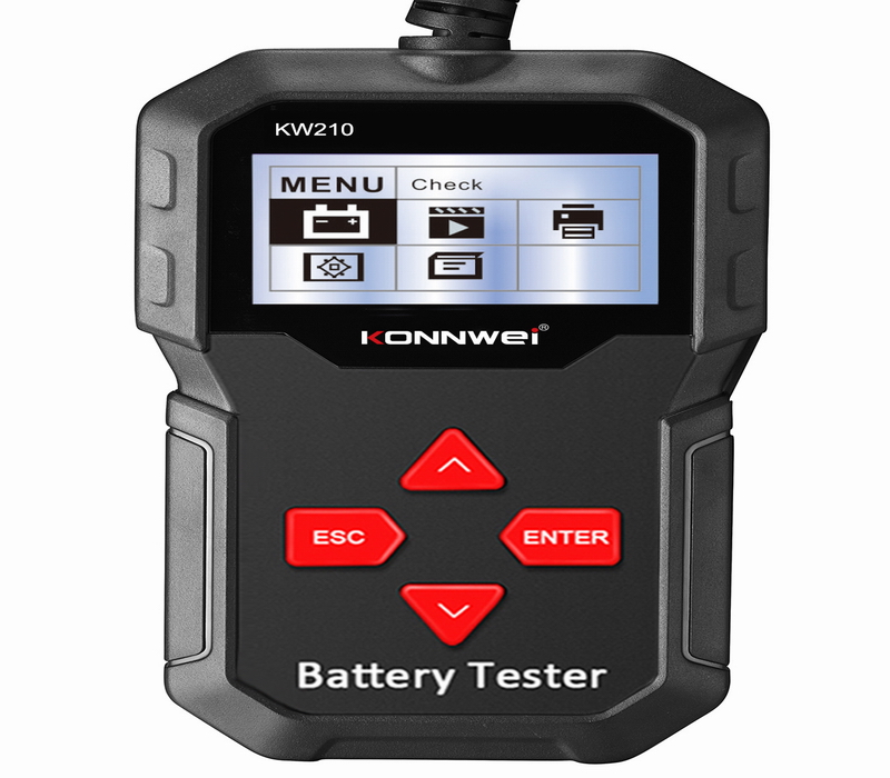 ouchuagnbo Automatic Smart 12V Car Battery Tester100 to 2000CCA Cranking Car Battery-Tester