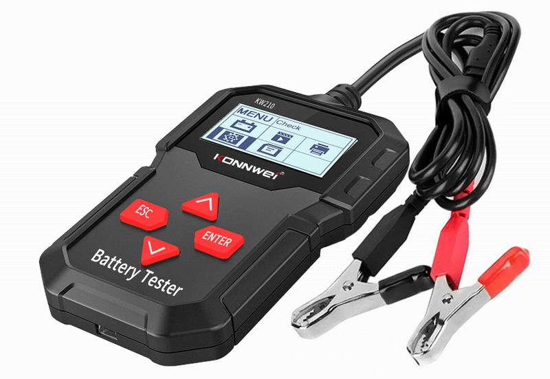ouchuagnbo Automatic Smart 12V Car Battery Tester100 to 2000CCA Cranking Car Battery-Tester