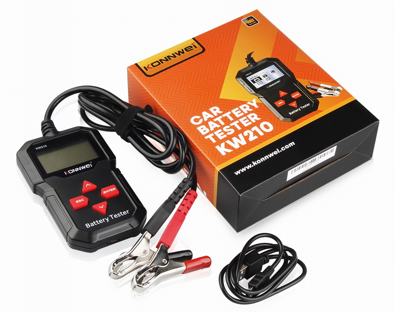 ouchuagnbo Automatic Smart 12V Car Battery Tester100 to 2000CCA Cranking Car Battery-Tester