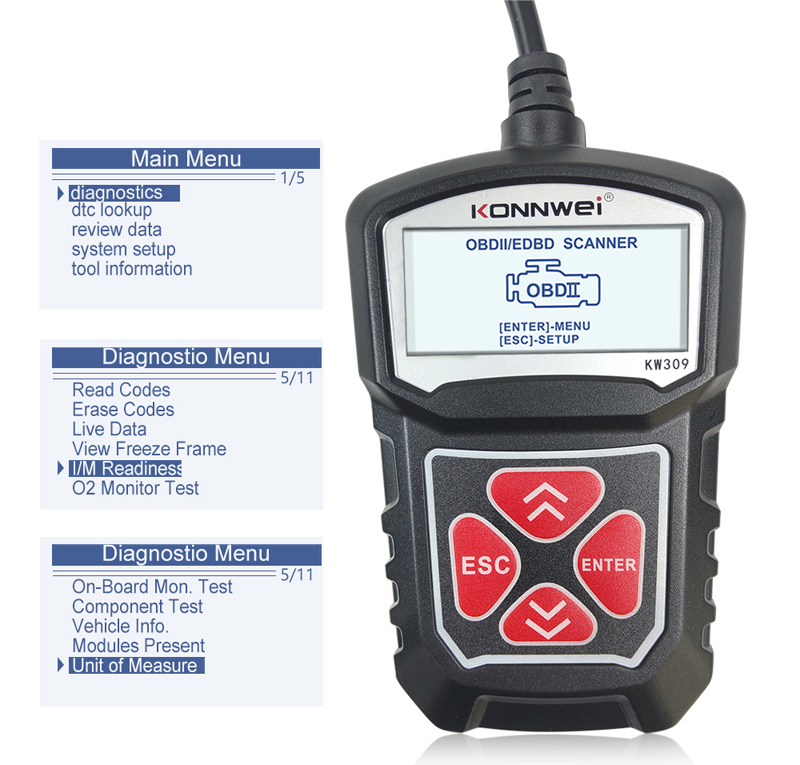 ouchuangbo Scanner OBD Universal Auto Diagnostic Check Engine Code Reader Automotive Diagnostic