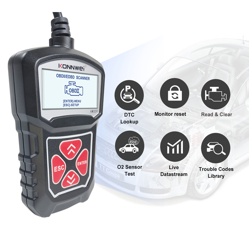 ouchuangbo Scanner OBD Universal Auto Diagnostic Check Engine Code Reader Automotive Diagnostic