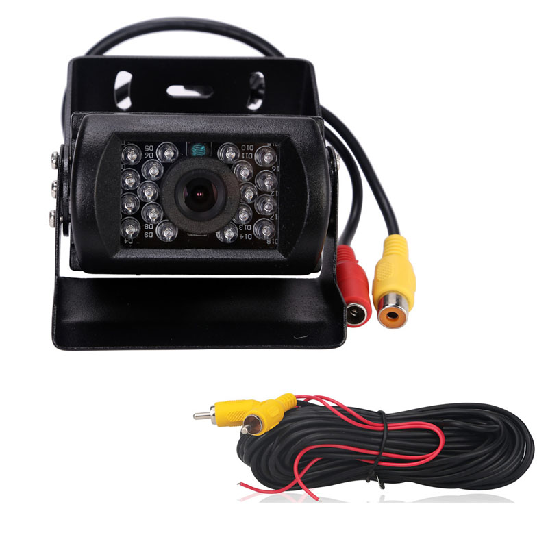 ouchuangbo LED anti-fog waterproof infrared night vision truck bus excavator crane rear view camera