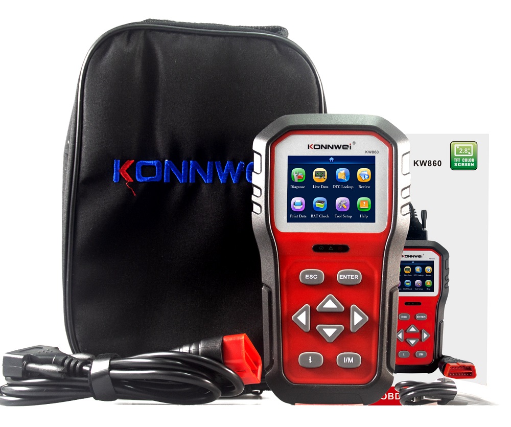 ouchuangbo KW860 Universal OBDII scanner code reader engine fault reader diagnostic scanner