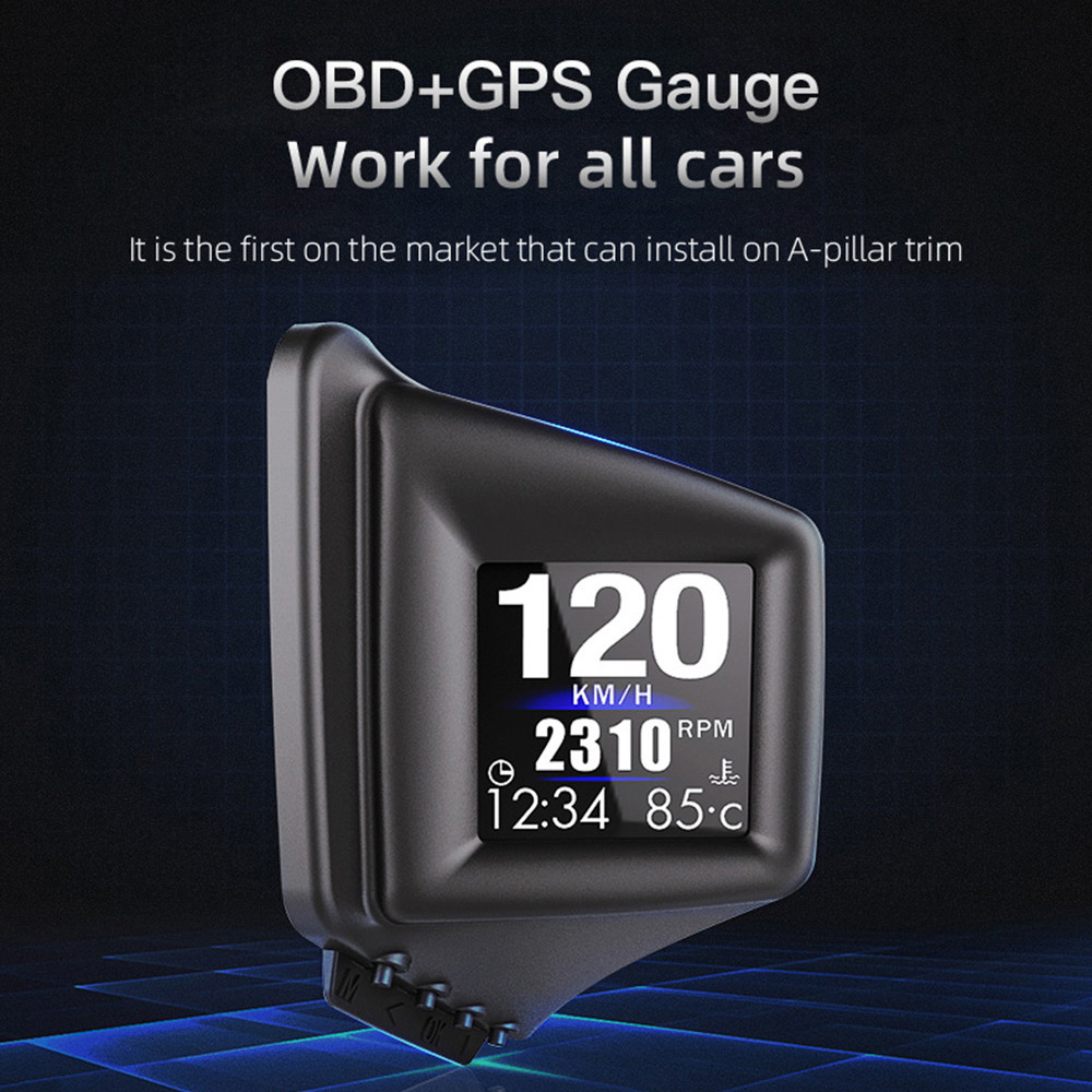 ouchuangbo A401 Head up speedometer display HUD GPS OBD computer diagnostic tool clear error code