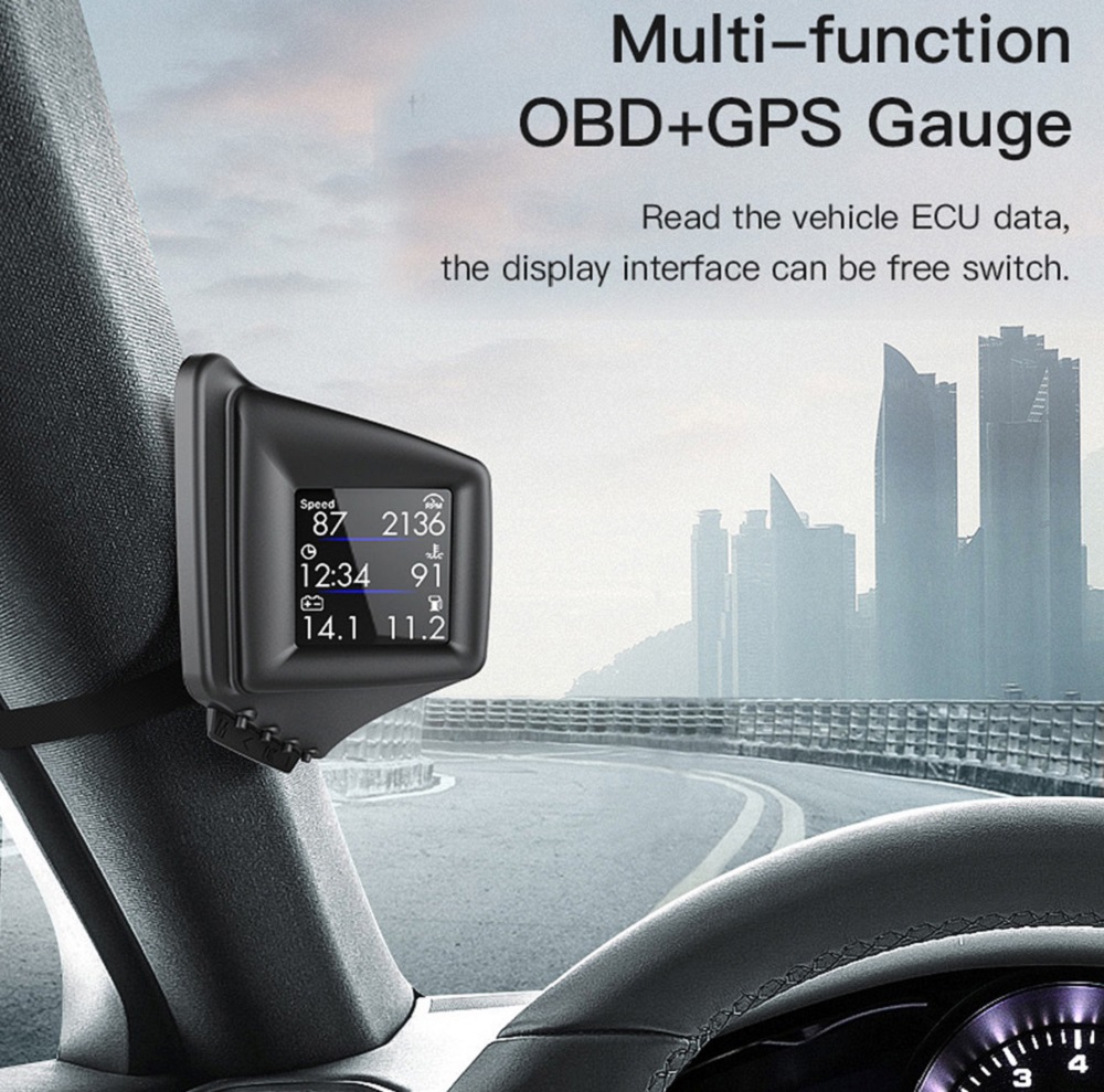 ouchuangbo A401 Head up speedometer display HUD GPS OBD computer diagnostic tool clear error code