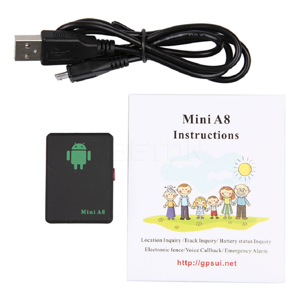 ouchuangbo Mini A8 GPS Tracker Locator Auto Kid Globale Tracking Device Anti-diebstahl Im Freien