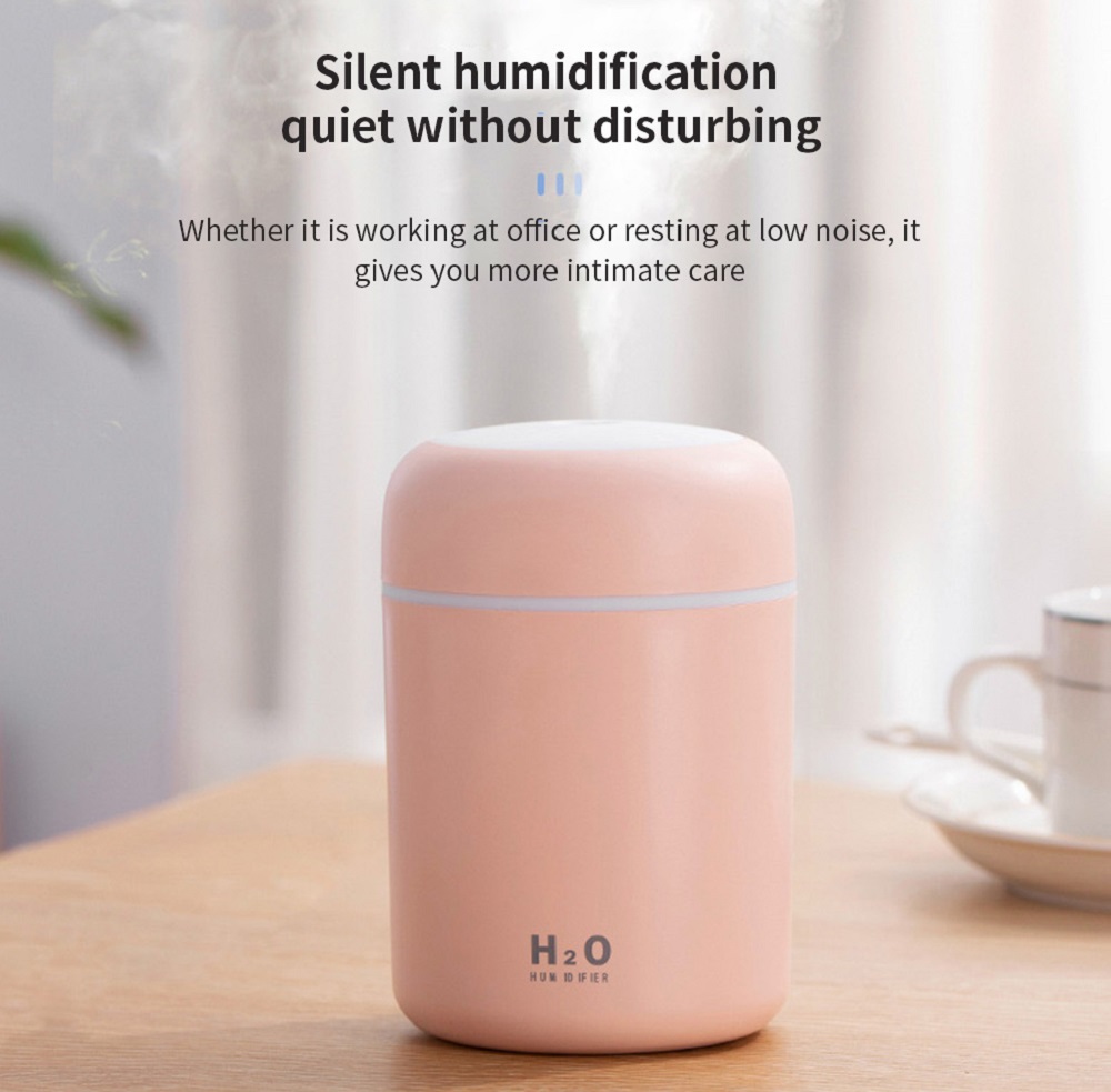 ouchuangbo Portable mini car home office USB ultrasonic aromatherapy humidifier aromatherapy oil