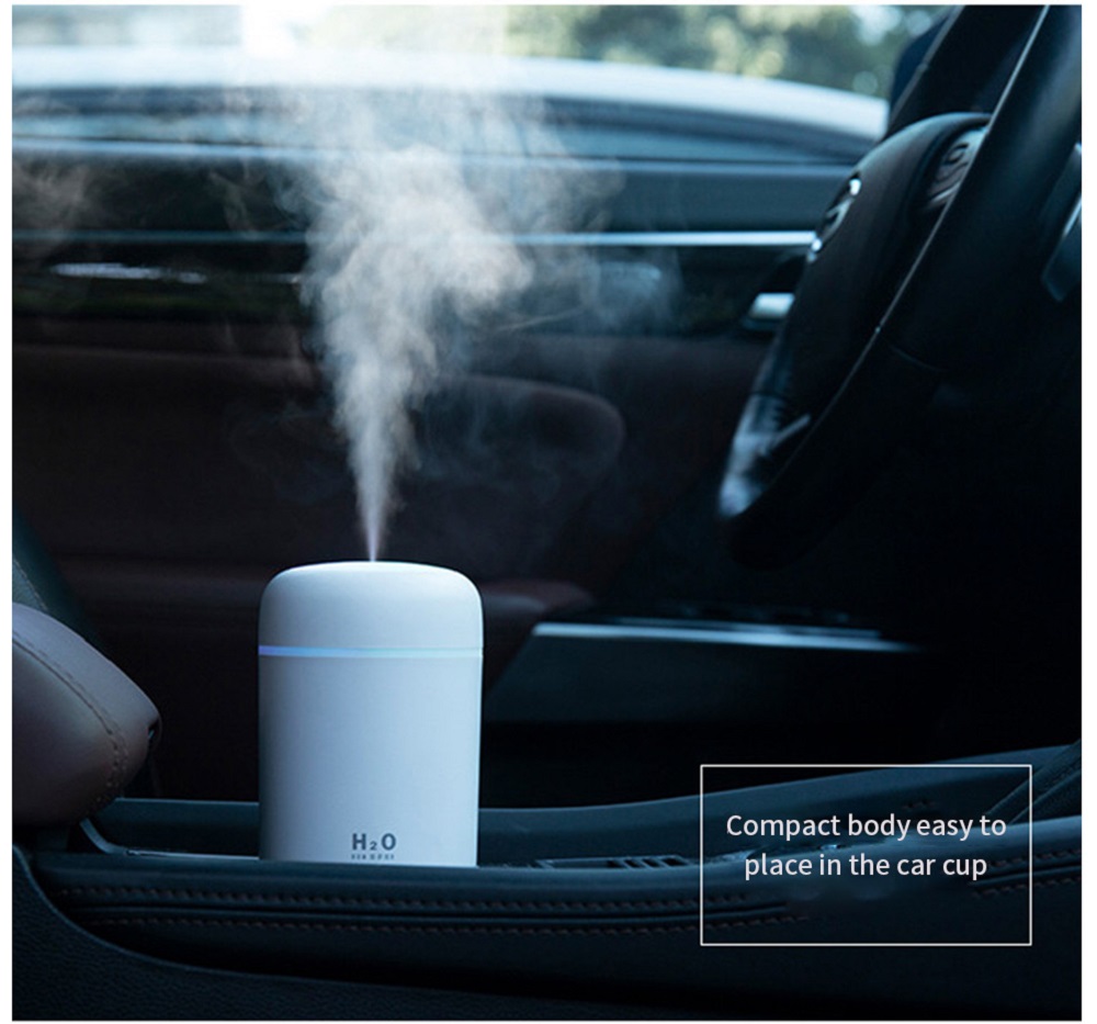 ouchuangbo Portable mini car home office USB ultrasonic aromatherapy humidifier aromatherapy oil