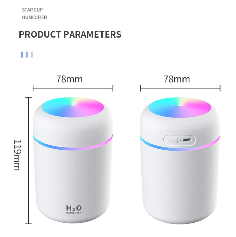ouchuangbo Portable mini car home office USB ultrasonic aromatherapy humidifier aromatherapy oil