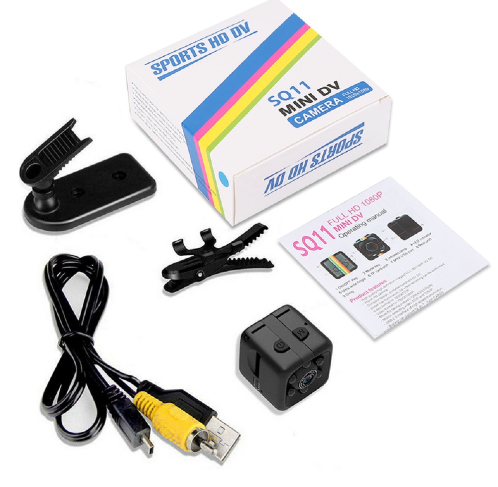 ouchuangbo SQ11 micro camera Hd 1080p sensor pocket small night vision DVR micro video recorder