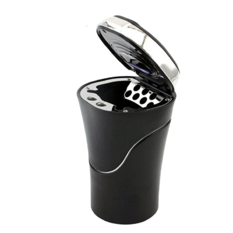 Ouchuangbo Car Ashtray Garbage solar Energy Storage Cup Container Cigar Ash Tray Car Styling