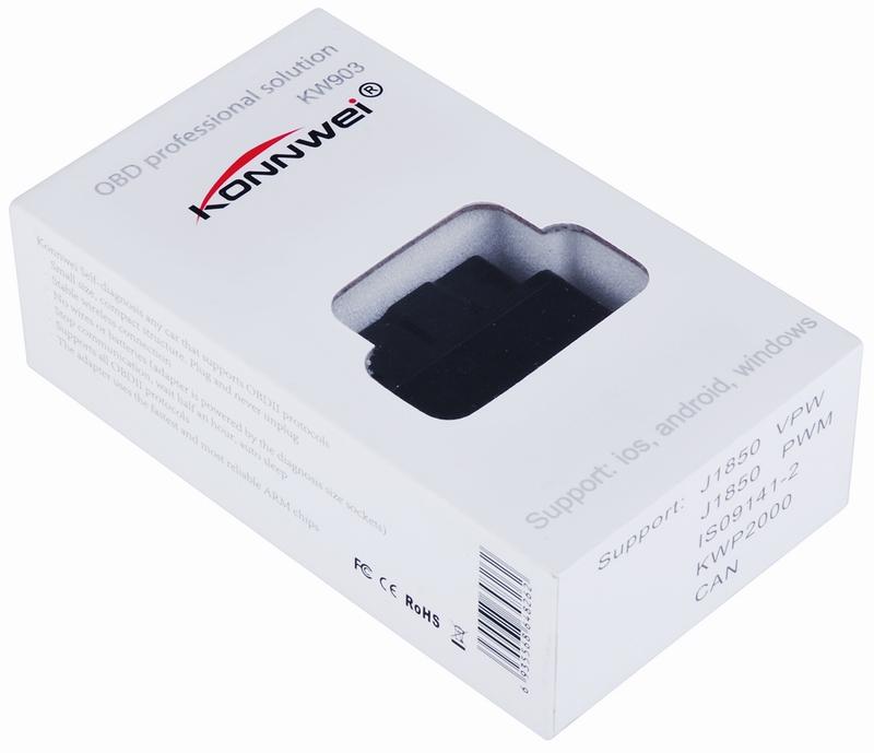 ouchuangbo KW903 Bluetooth3.0 OBD2 auto engine diagnostic code scanner auto parts auto scanning tool