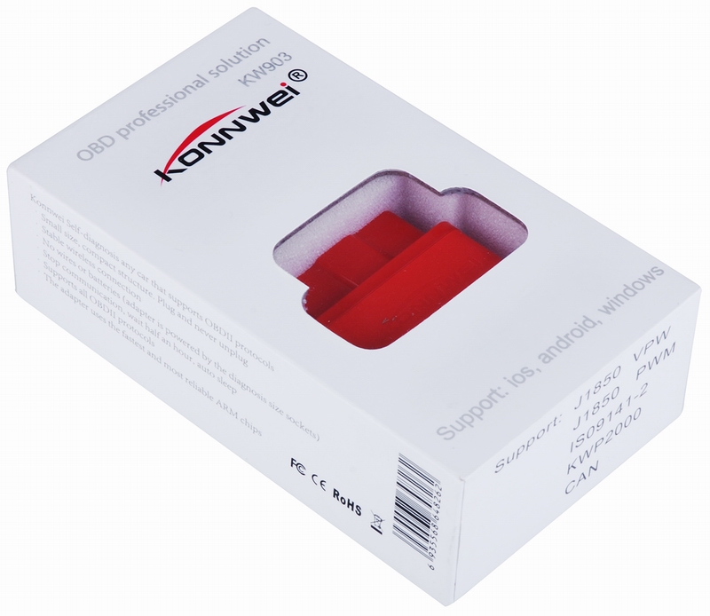 ouchuangbo KW903 Bluetooth3.0 OBD2 auto engine diagnostic code scanner auto parts auto scanning tool