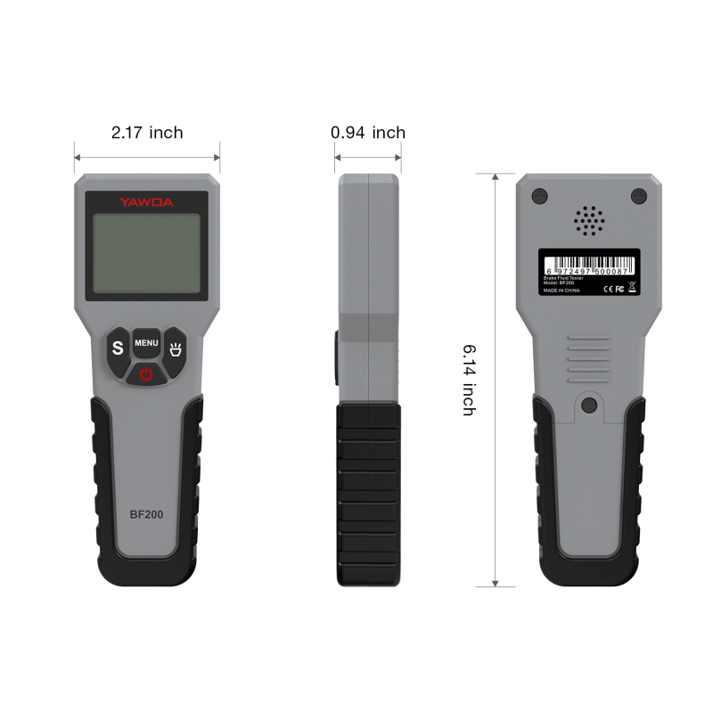 ouchuangbo 12V automobile brake oil tester automobile brake oil tool LED inspection display tester