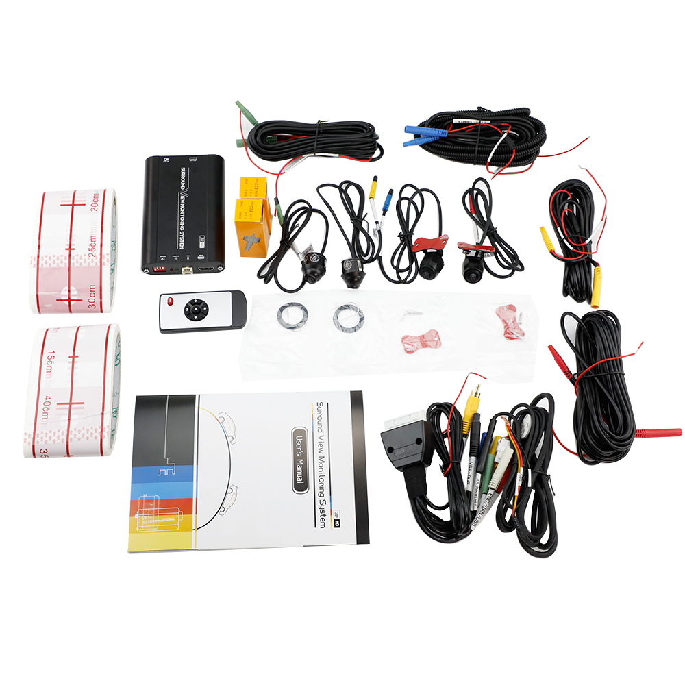 ouchuangbo 360 degree seamless aerial panoramic system vehicle mounted ahd 3D 360 degree camera