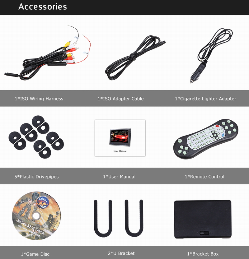 ouchuangbo 2 pcs 10.1 inch android car rear headrest monitor support USB SD