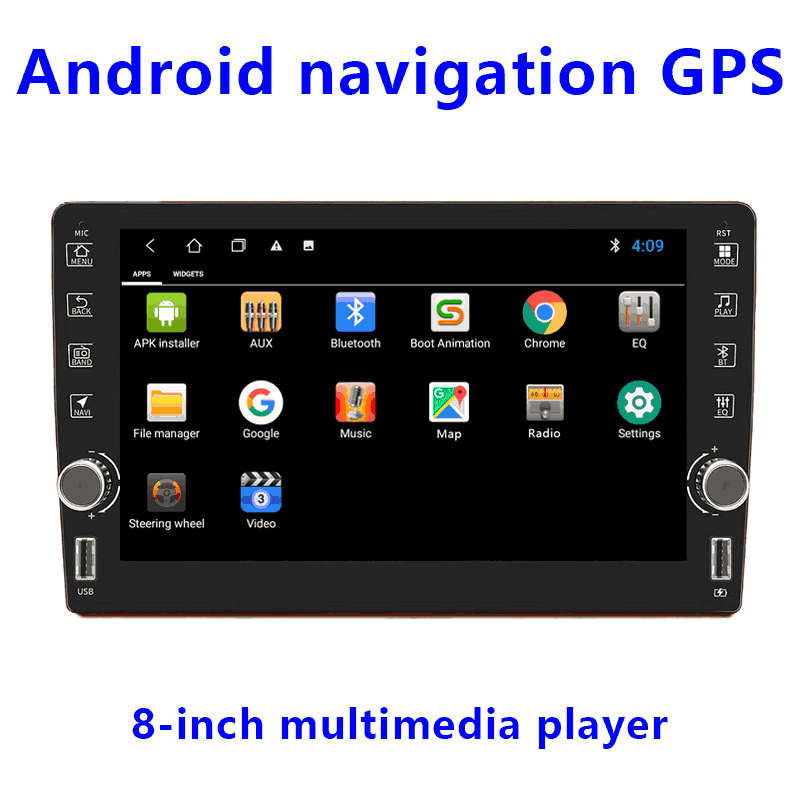 ouchuangbo Android 10.0 car radio 8 &quot;multimedia player GPS WiFi Bluetooth Player HD touch screen