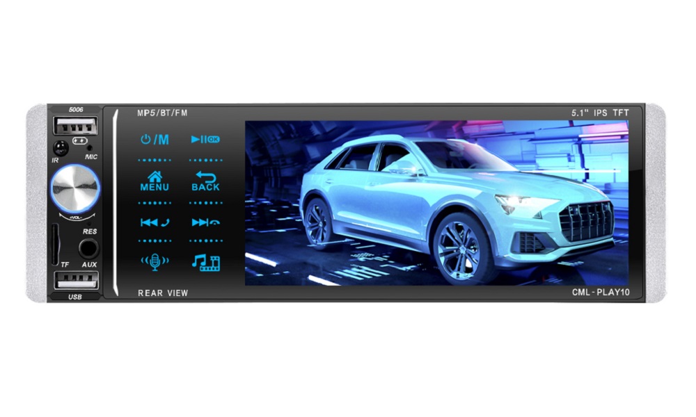 ouchuangbo 5.1 Inch Car MP5 radio media Player IPS Screen intelligence Voice AM FM BT 3USB