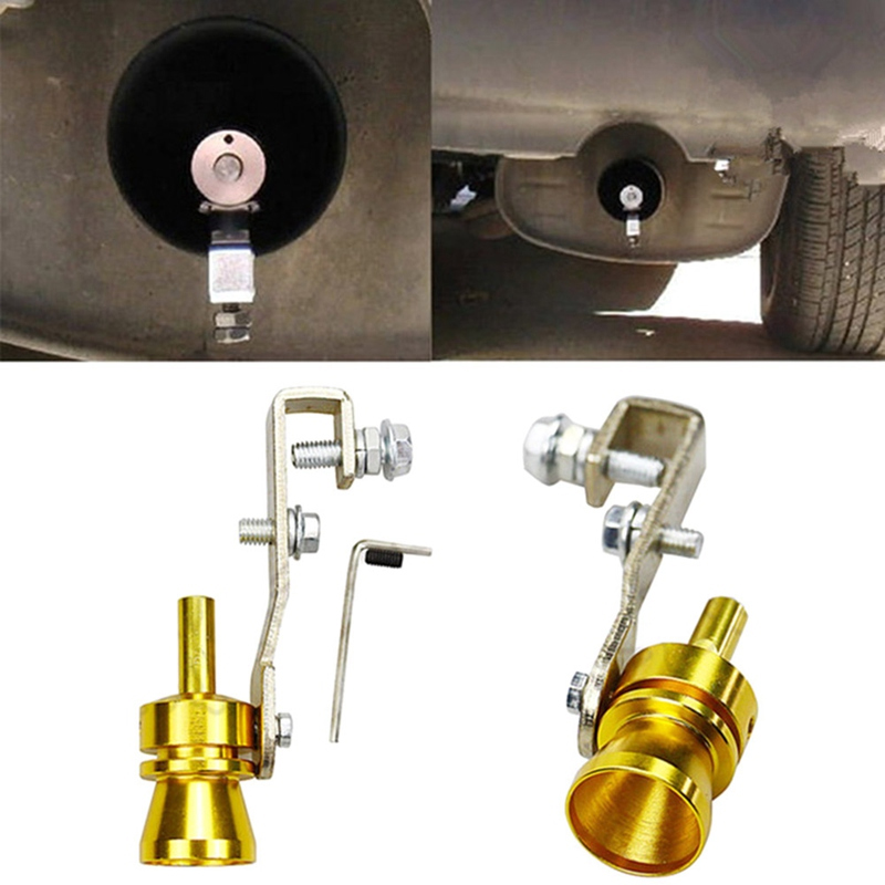 ouchuangbo Universal Car Turbo Sound WhistleMufflerExhaustPipeAuto Modified DeviceAccessories