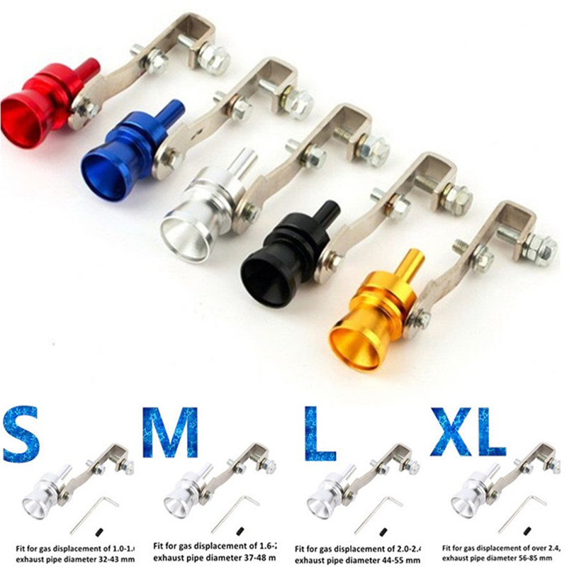 ouchuangbo Universal Car Turbo Sound WhistleMufflerExhaustPipeAuto Modified DeviceAccessories