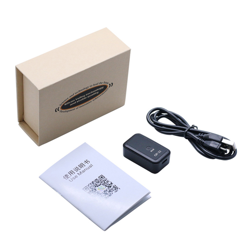 ouchuangbo GF-22 WIFI GPS Smart Tracker For Car Motorcycle Child Vehicle  Locator Shock Alarm