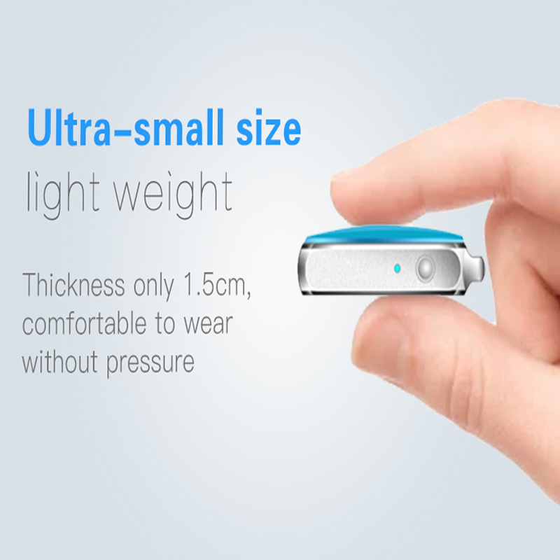 ouchuangbo Mini GPS Tracker Children SOS Voice Monitor  Pet   Track Low Battery Alert Key Chain