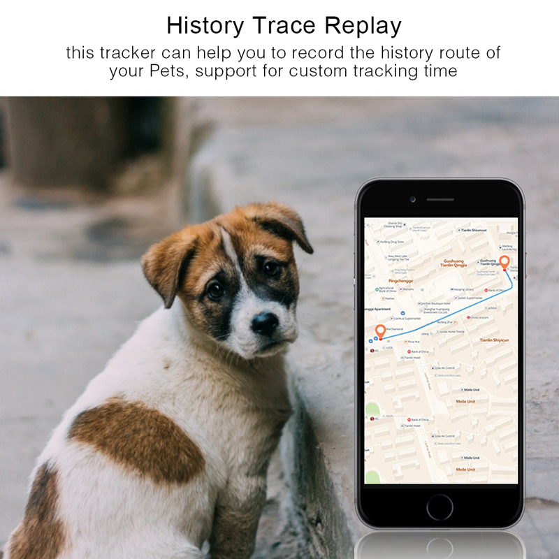 ouchuangbo Mini GPS Tracker Children SOS Voice Monitor  Pet   Track Low Battery Alert Key Chain