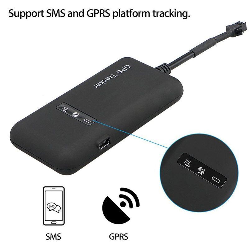 ouchuangbo Mini GT02A GPS SOS Trackers For Automobiles Motorcycles satellite tracking device