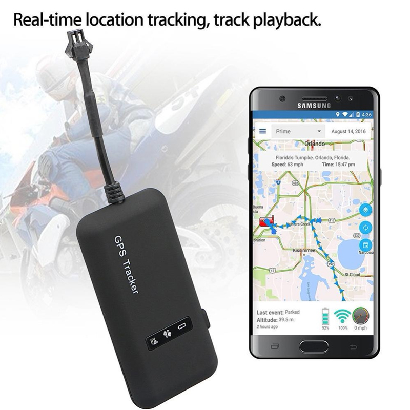 ouchuangbo Mini GT02A GPS SOS Trackers For Automobiles Motorcycles satellite tracking device