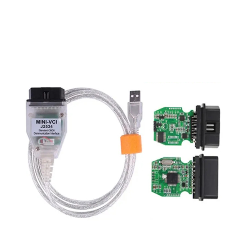 ouchuangbo MINI VCI V14.20.019 J2534 Scanning Cable Diagnostic Interface OBD2 Adapter of Toyota TIS