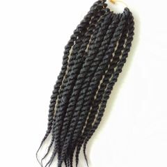 BQHAIR 27 Sengalese twist hair 1b #1b black 12 inch