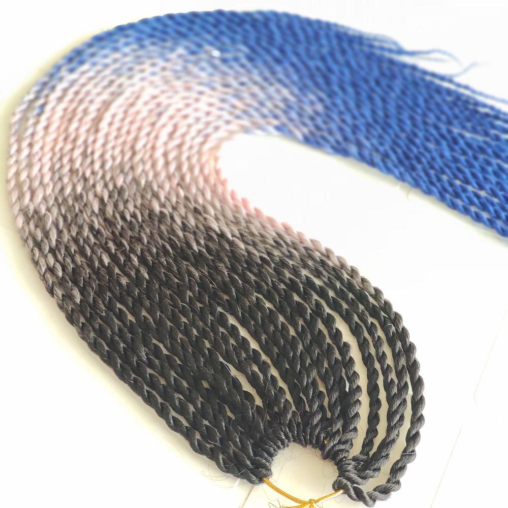 BQHAIR 32-3 Senegalese twist hair T-pink-blue