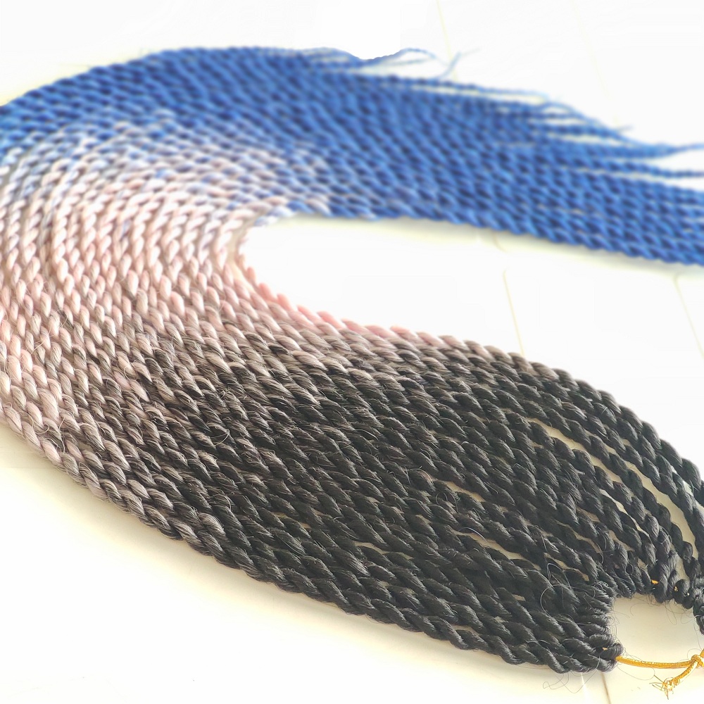 BQHAIR 32-3 Senegalese twist hair T-pink-blue