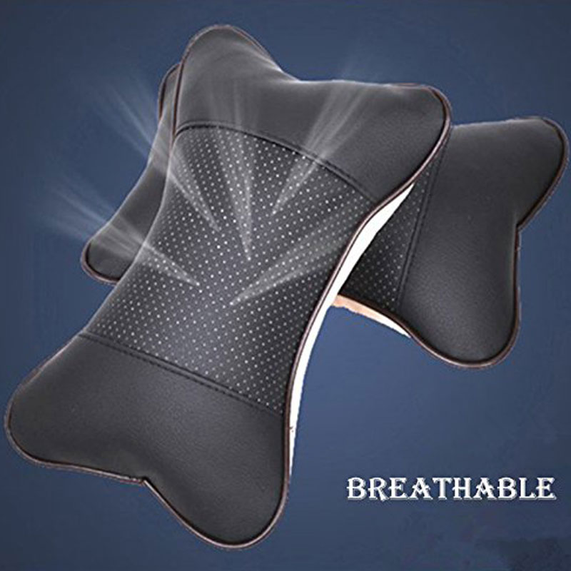 ISEEN Brand 2PCS Car Neck Pillow Rest Pillow Pad Cushion