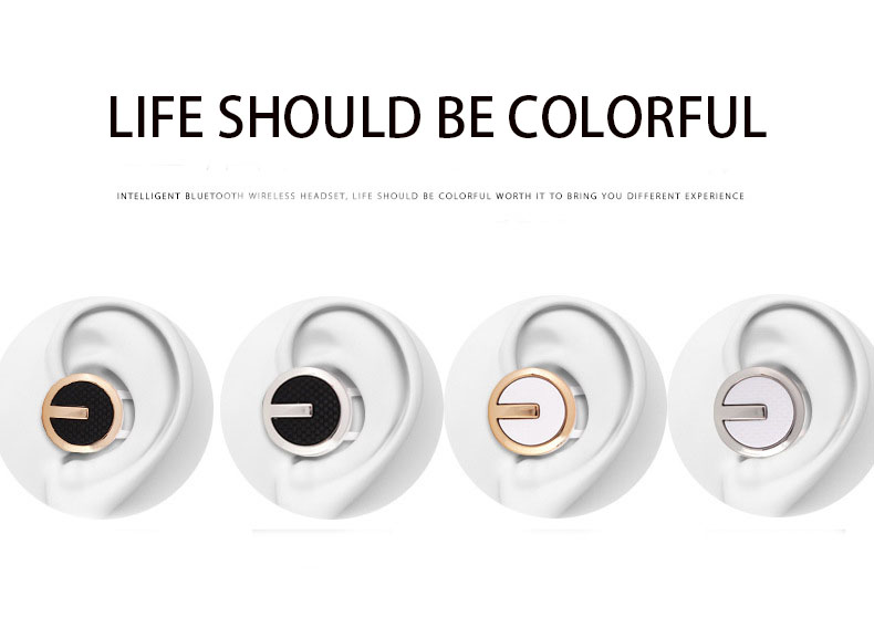 wireless Mini Bluetooth headset Hanging ear style tiny Invisible Car  Ear Plug type 4.1 General new
