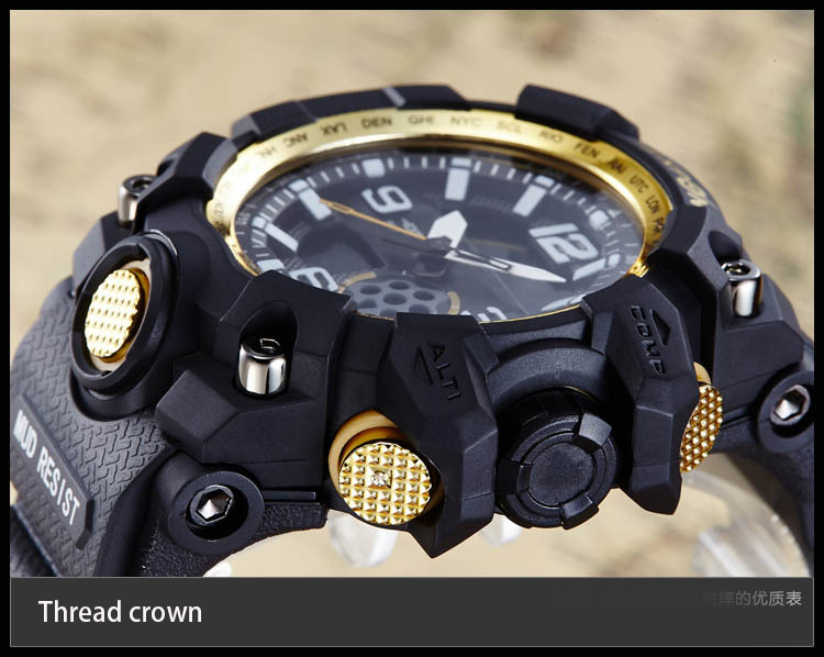 Creative Upscale Electronic Watch Student Watch Waterproof Boys Movement Multifunction Digital Watch