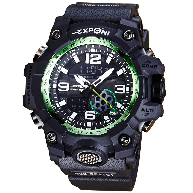 Creative Upscale Electronic Watch Student Watch Waterproof Boys Movement Multifunction Digital Watch