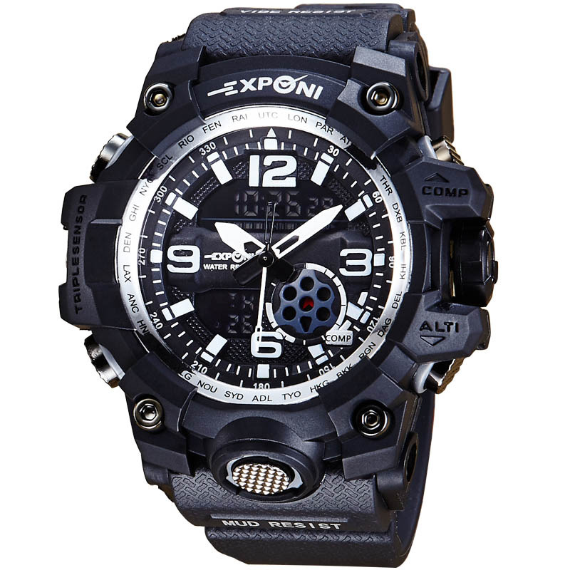 Creative Upscale Electronic Watch Student Watch Waterproof Boys Movement Multifunction Digital Watch