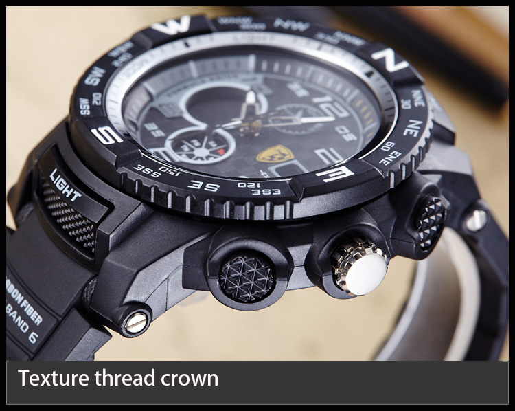 Men Movement Watch  Depth Waterproof diving Luminous Multifunction Digital Watch  Waterproof Watch