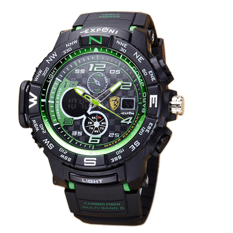 Men Movement Watch  Depth Waterproof diving Luminous Multifunction Digital Watch  Waterproof Watch