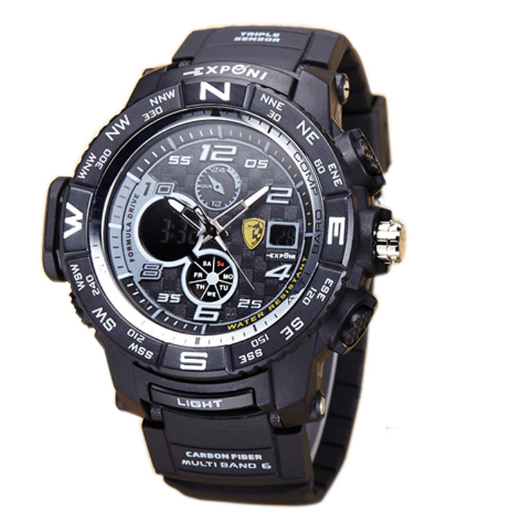 Men Movement Watch  Depth Waterproof diving Luminous Multifunction Digital Watch  Waterproof Watch