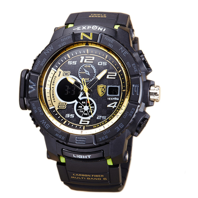 Men Movement Watch  Depth Waterproof diving Luminous Multifunction Digital Watch  Waterproof Watch